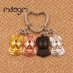 Chinese Shar Pei Dog Animal Purse Handbag Charm Handmad Pendant Keychain For Bag Car Women Men Girls Boys Love Jewelry K038