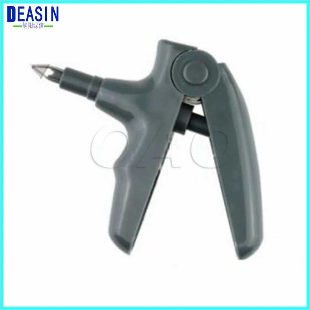 1 Pc Dentist Orthodontic Ligature Ring Placement Tool Dental Gun Type Elastometric Rings Placer Ligation Gun for Oral Care