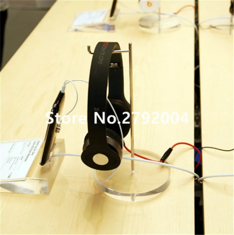 

5pcs/lot retail store tabletop acrylic display for earphone single acrylic headset holder