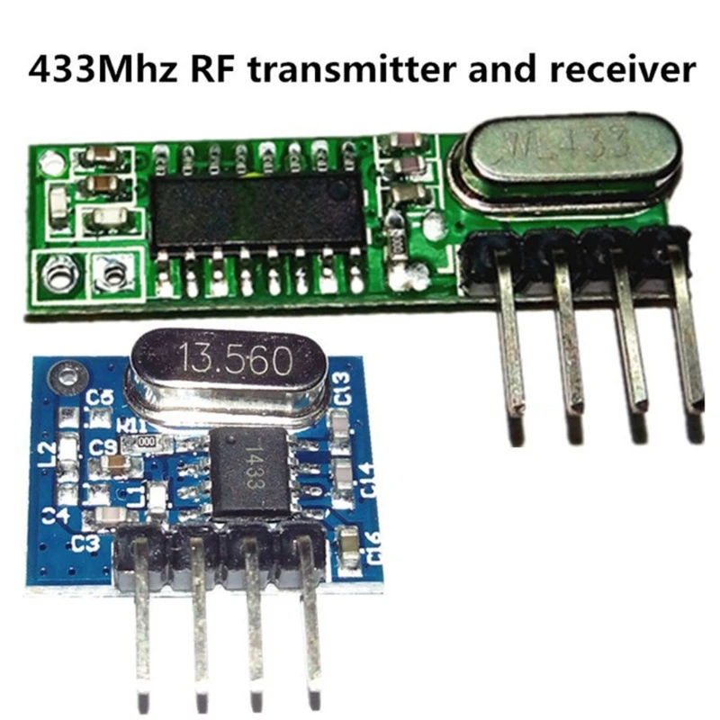 1 Set 433Mhz RF Superheterodyne Receiver Transmitter Module Kit With Antenna For Arduino/ARM/MCU