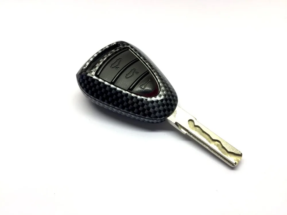 Hard Plastic Gloss Multi-colors Keyless Remote Key Protection Case Cover For Porsche SILVER Head Remote Key