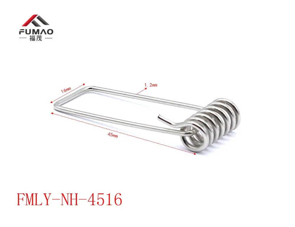 Manufacture supply downlight flat metal springs clip for LED light hardware