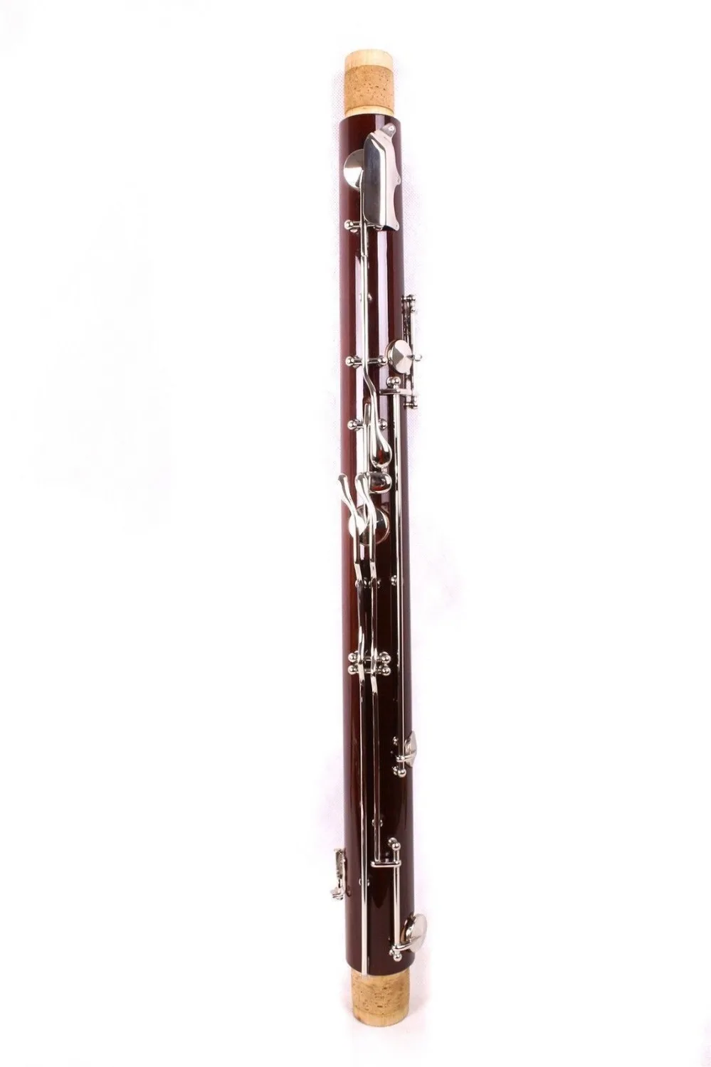 Professional Maple Bassoon C tone Silver plated keys 26 Key With Bassoon Case