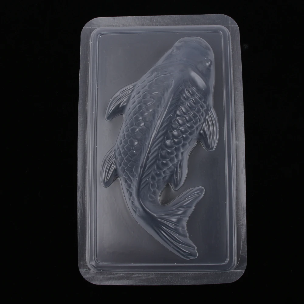 New 3D Koi Fish Shape Plastic Cake Chocolate Jelly Sugarcraft Mould Rice Mold DIY Cake Decorating Moulds Baking Tool Decorator