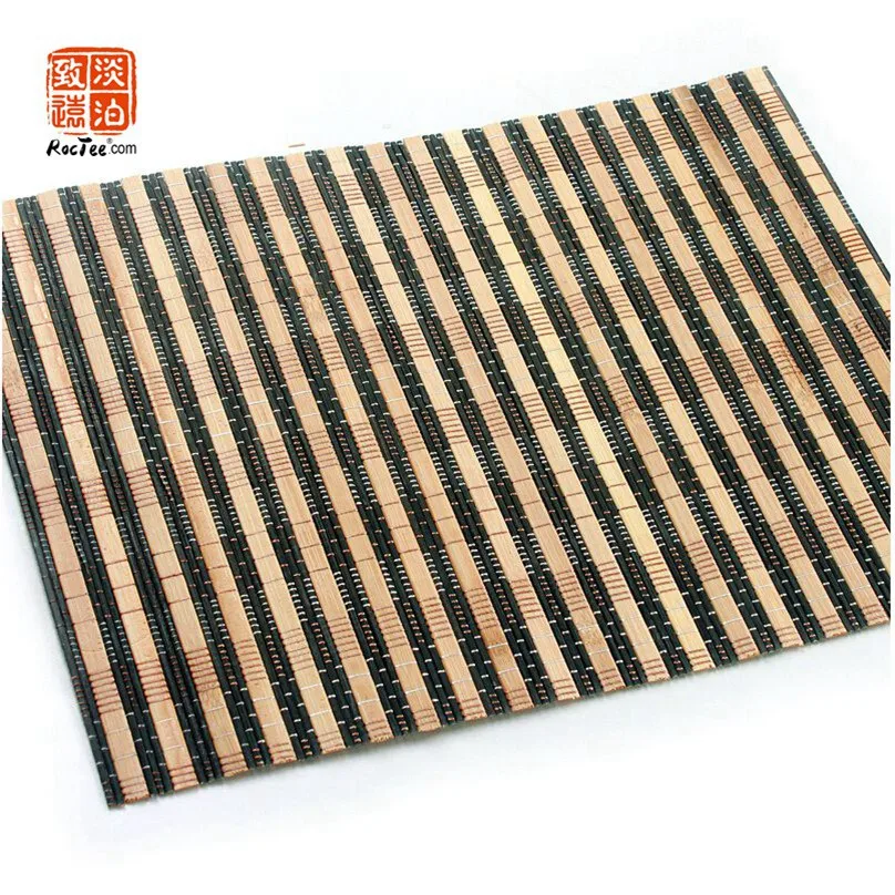 40 x 30 cm Natural Bamboo Tea Mat Chinese Bamboo Tea Set Accessory