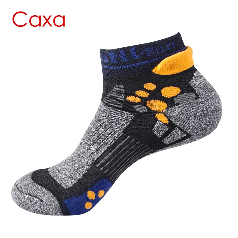CX16302 Caxa Marathon Running Short Socks Breathable Quick-drying High-quality Outdoor Hiking Sports Socks 2 Pairs/Lot for 39-43