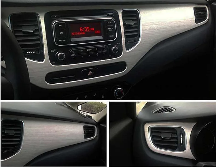 30x124cm Color Change Wood Grain Vinyl Film Furniture Wood Grain Textured Decal Car Internal Self-adhesive Sticker Car Styling
