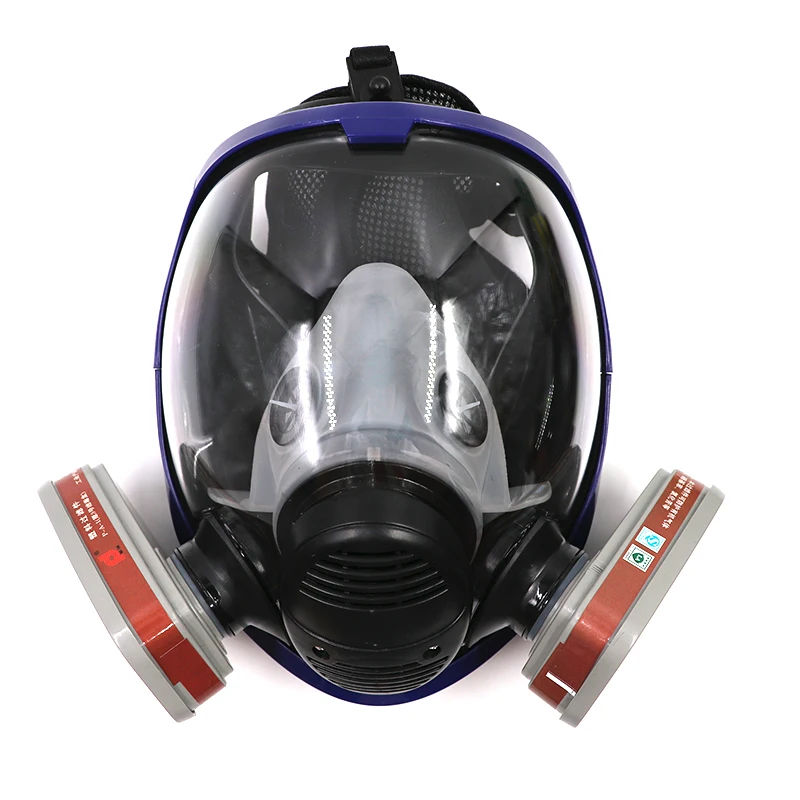 Gas Mask Protective Full Facepiece Respirator Filter Silicon Spray Masks Paintings Anti Chemical Respirators for Painting