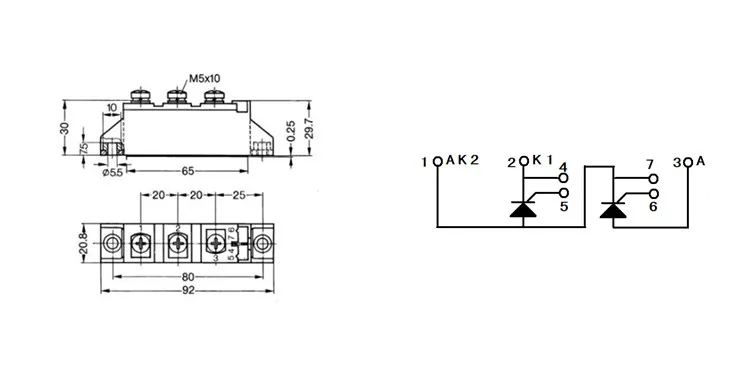 ScrモジュールMCC26-08IO1B/12IO1B/14IO1B/16IO1B/18IO1B/サイリスタモジュール