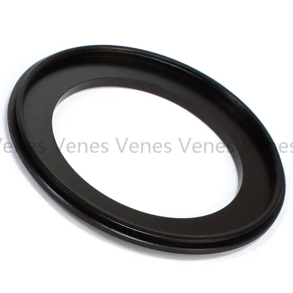 Venes 2Pcs 58mm Male to 77mm Male Marco Reverse Coupling Ring Adapter Black