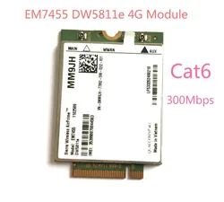 EM7455 DW5811e LTE-FDD LTE-TDD 4G Module 4G Card Cat6 For Dell Laptop PN MM9JH