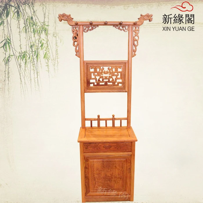 Coat with the leading pumping cooler racks mahogany wood coat rack hanger Chinese antique rosewood furniture