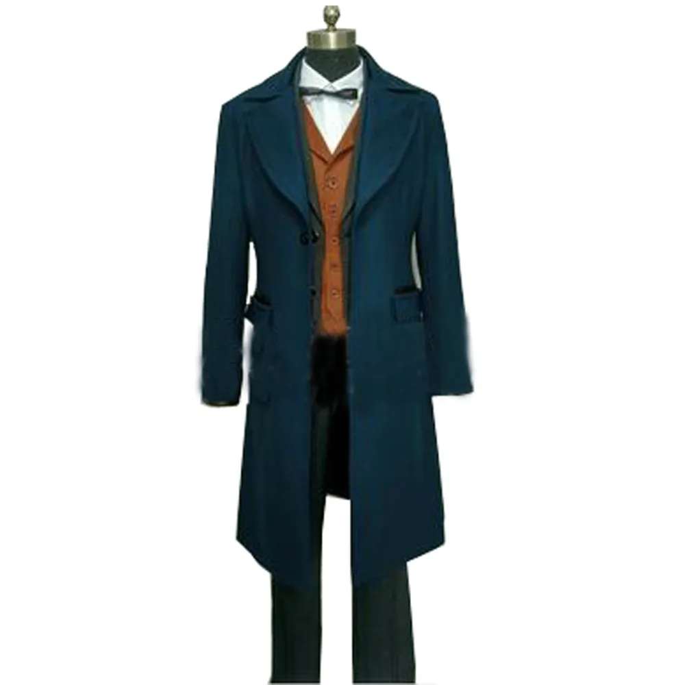 

2017 Fantastic Beasts and Where to Find Them Newt Scamande Cosplay Costume Christmas Magical Cosplay Full Set