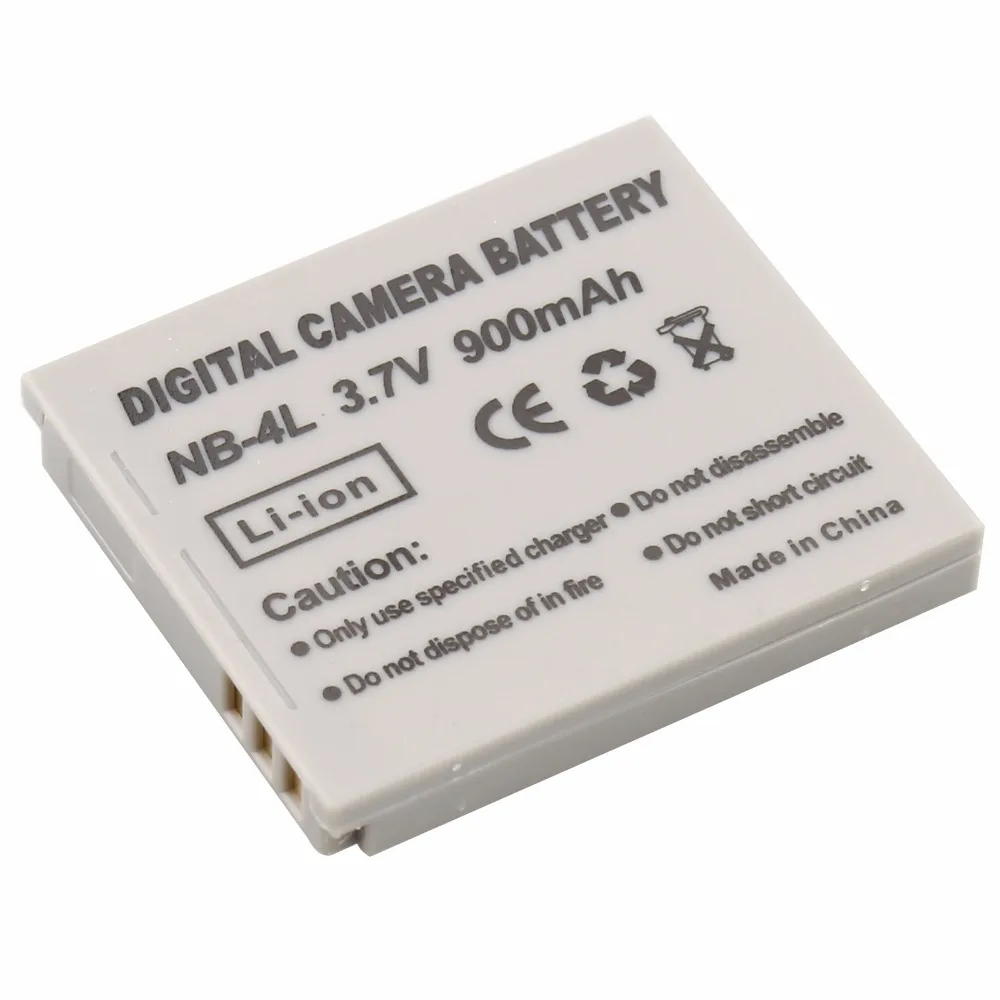 Probty NB-4L NB4L NB 4L Rechargeable  Battery For Canon IXUS 40 30 50 55 S5 WA60 TX1 DS4 SD960 IS 255 HS Camera