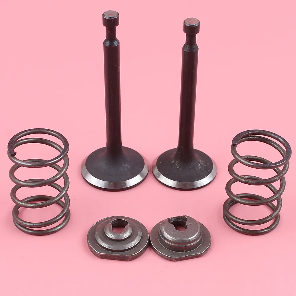 Intake Exhaust Valve Retainer Spring Set For Honda GX160 GX200 5.5HP 6.5HP Trimmer Brush Cutter Engine Motor Parts