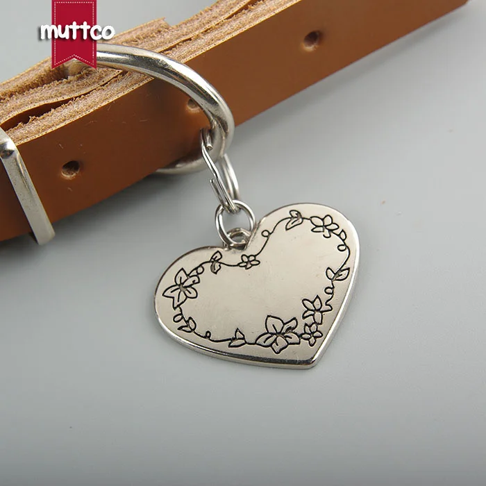 wholesale kirsite stainless steel can be customized tag fashion heart sharp dog id tag