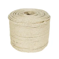 3/5M Natural Sisal Rope Cat Scratching Post Toy Making DIY Desk Foot Chair Legs Binding Rope Material For Cat Sharpen Claw