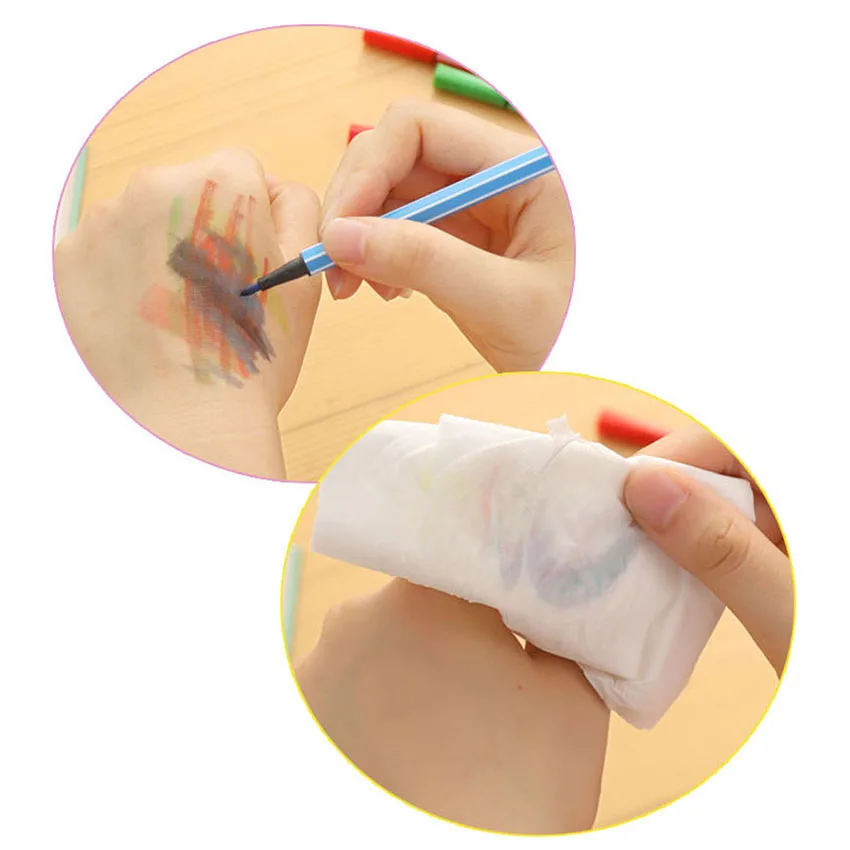 12pcs/set Washable Watercolor Pen Children Painting Non-toxic Color Mark Painting Children Art Supplies DIY Scrapbooking Paint