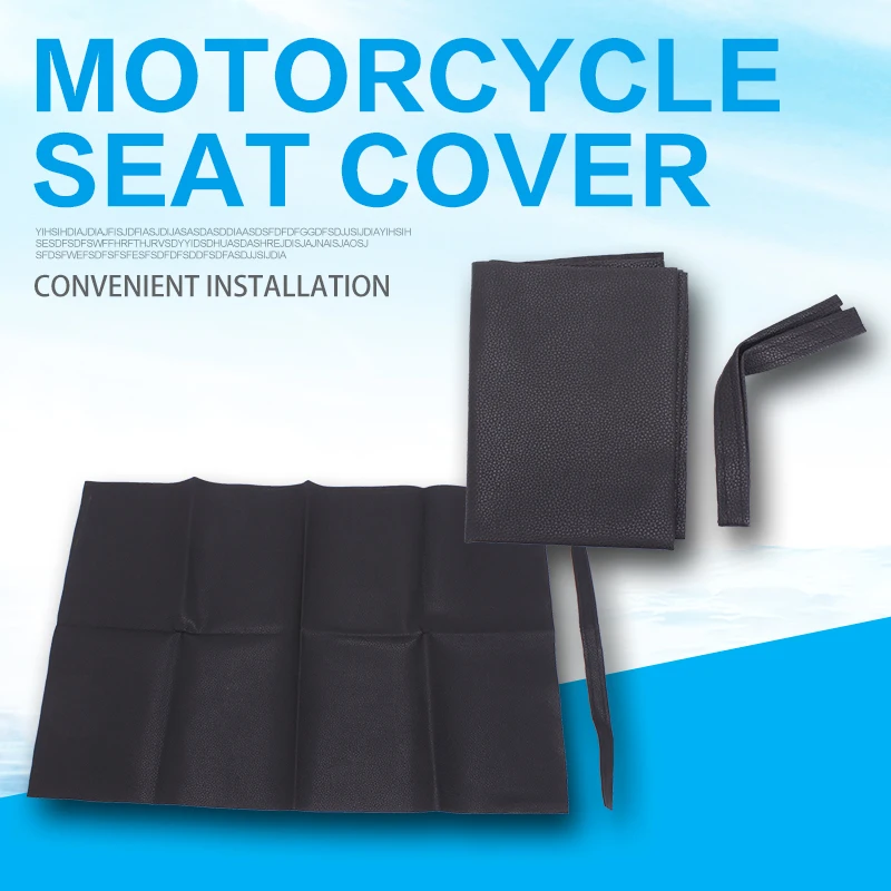 Motorcycle PU Leather New Replace Seat Cushion Water Proof Seat Cover Repair For Kawasaki ZZR400 zzr 400 Motorcycle Accessories