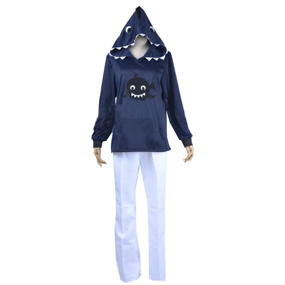 2024 Anime Free! Iwatobi Swim Club Rin Matsuoka Shark Hoodie Sweatshirt Hooded Jacket Coat Cosplay Costume