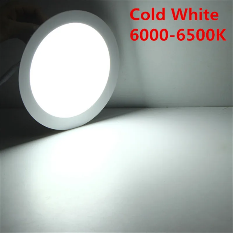 25W LED ceiling recessed grid downlight / round or square panel light 85-265V Driver Included