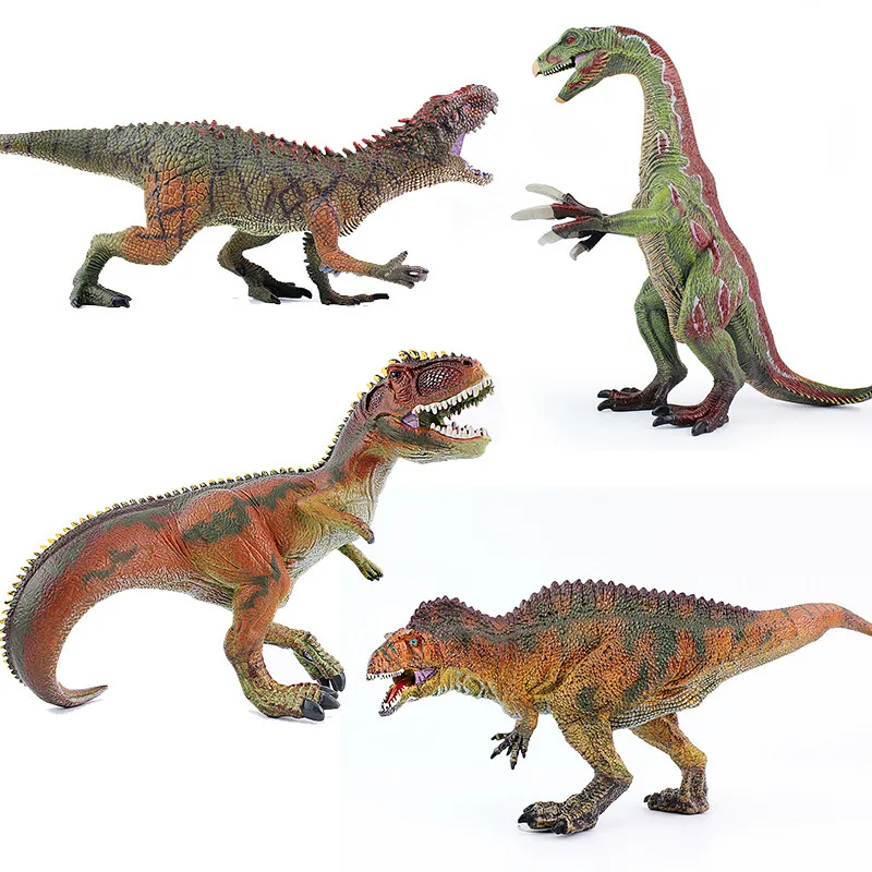 Boy Toy Allosaurus Therizinosaurus Dinosaur Toy Action Figure Animal Model Collection Learning & Educational Kids Christmas Gift