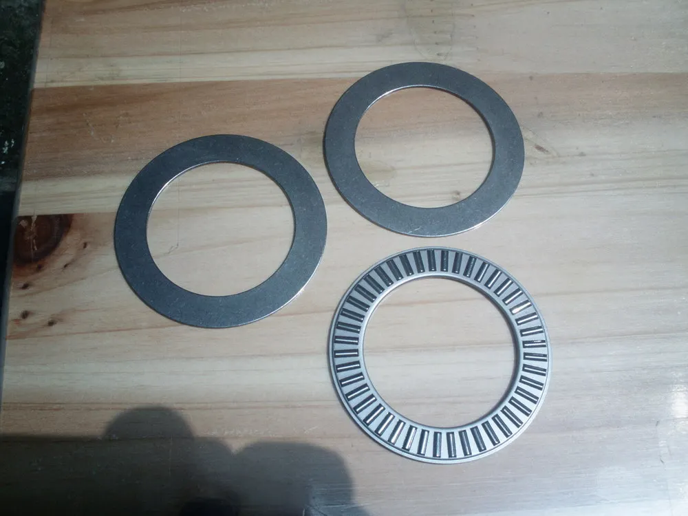 10pcs Axial bearing Thrust needle roller bearing with two washers NTA2435+2TRA2435 Size is 38.1*55.55* ( 1.984+2*0.8 ) mm