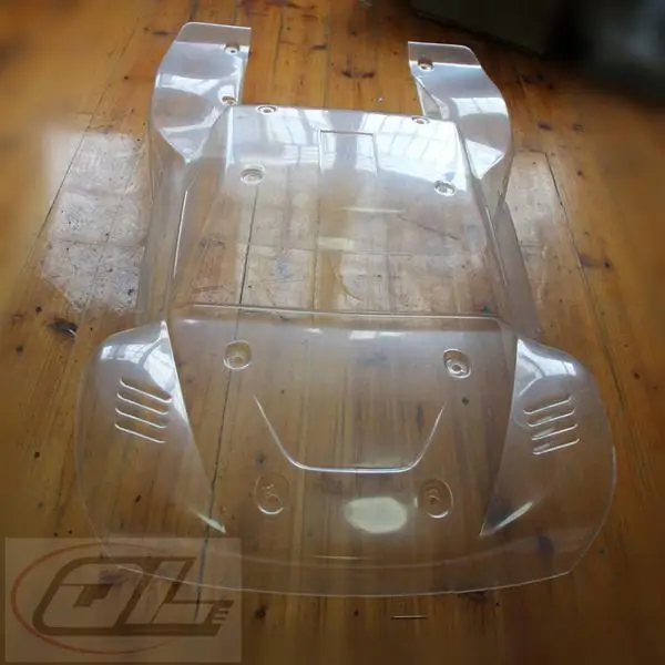 Fully transparent car shell kit for 1/5 LOSI 5IVE-T ROVAN LT KM X2 DTT