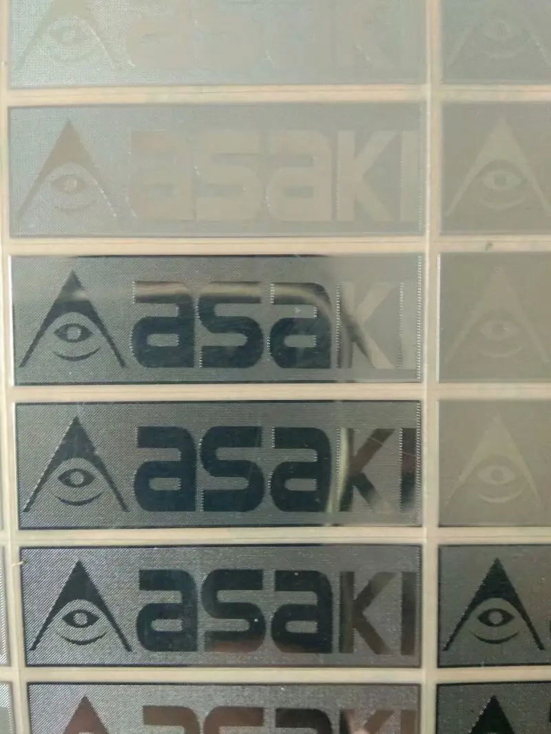 Custom 3D Metal Transfer Stickers UV Sticker Persionalised Electroformed Logos DIY Decals Silver Colors For Package/Watch Dial