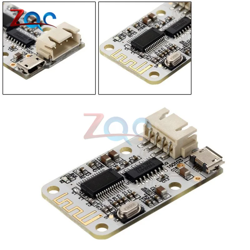 DC 5V Micro USB Power 3W+3W Bluetooth 4.0 Audio Receiver Board Wireless Digital Mini Bluetooth Amplifier Module 3W*2 For Speaker