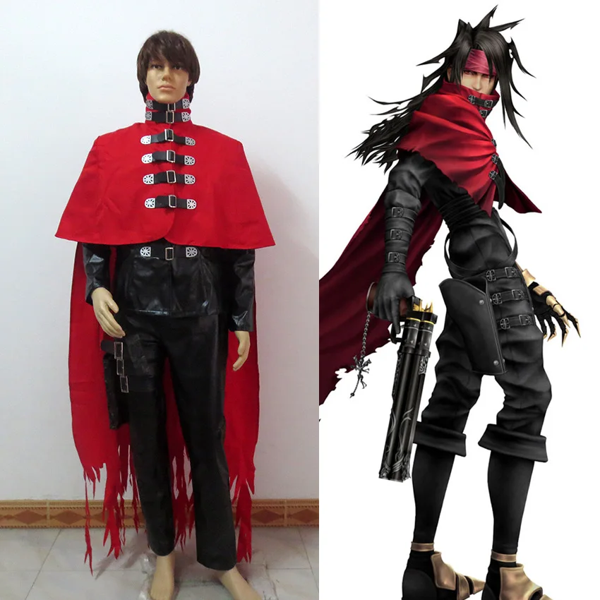 

Anime Final Fantasy FF05 Vincent Valentine Cosplay Costume Custom-Made Free Shipping