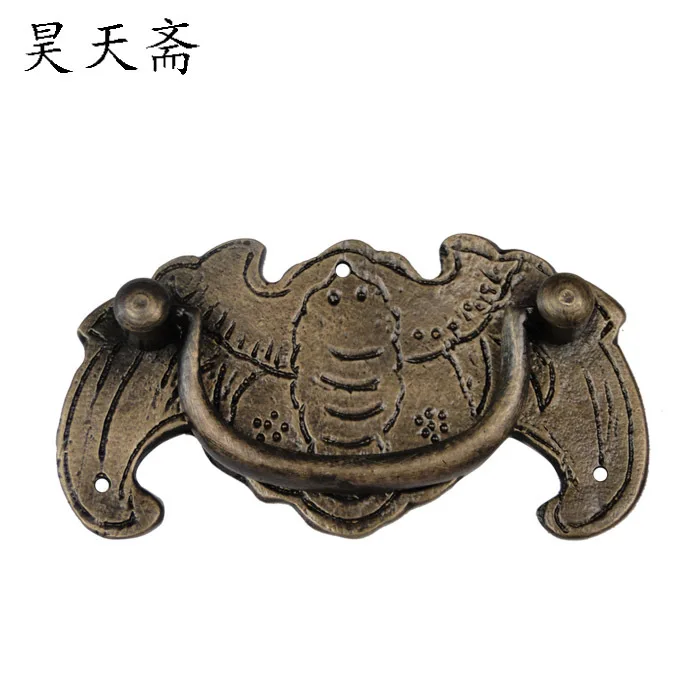 

[Haotian vegetarian] classical Chinese classic bat handle copper handle HTD-117 tri-color