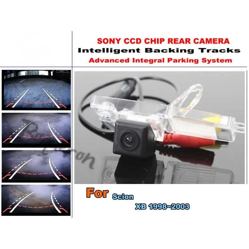 

Smart Tracks Chip Camera / For Scion XB 1998~2003 HD CCD Intelligent Dynamic Tragectory Parking Car Rear View Camera