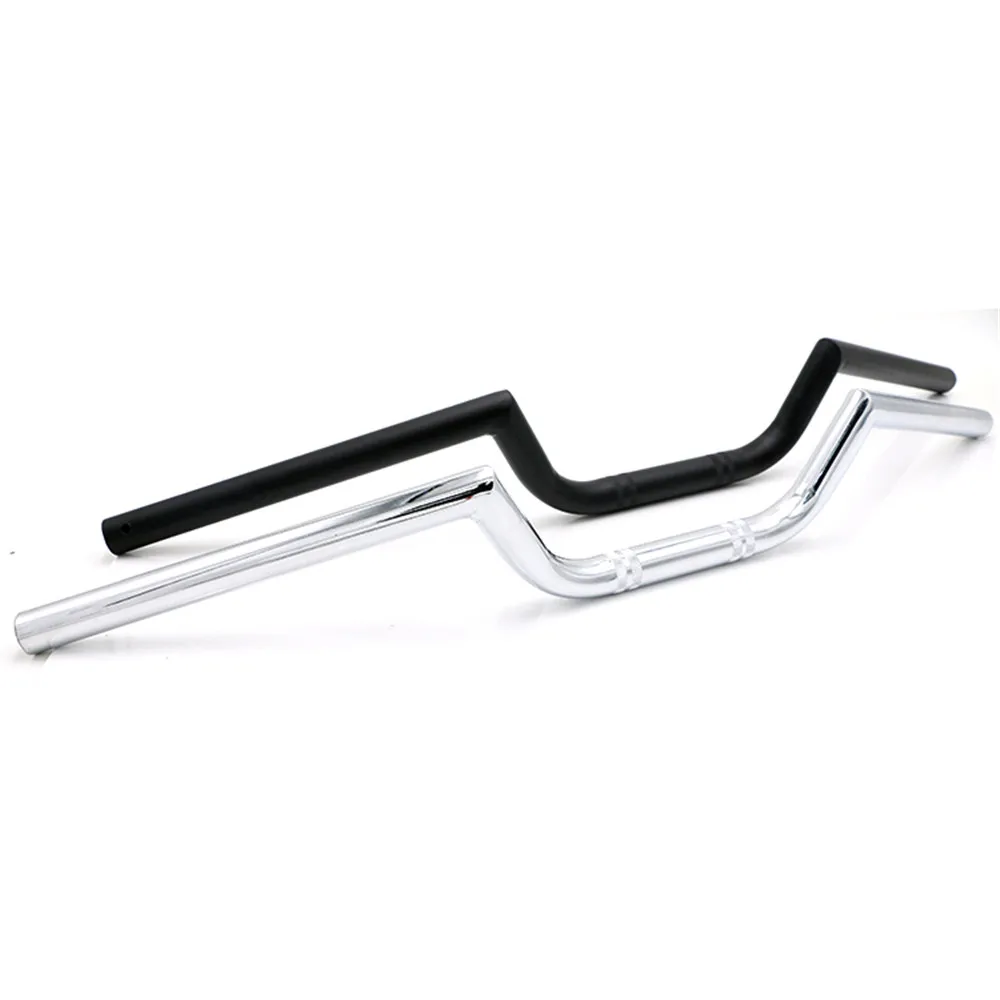 Universal Black Motorcycle Adjustable Rotatable Handlebar Wide 7/8\