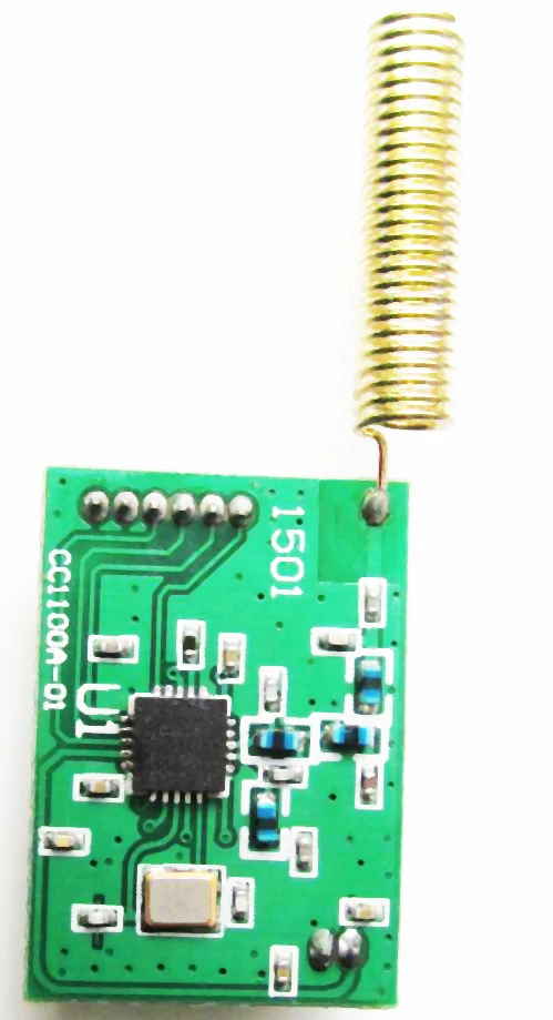 CC1101 Wireless  Module 433M  1.27MM  including  spring antenna