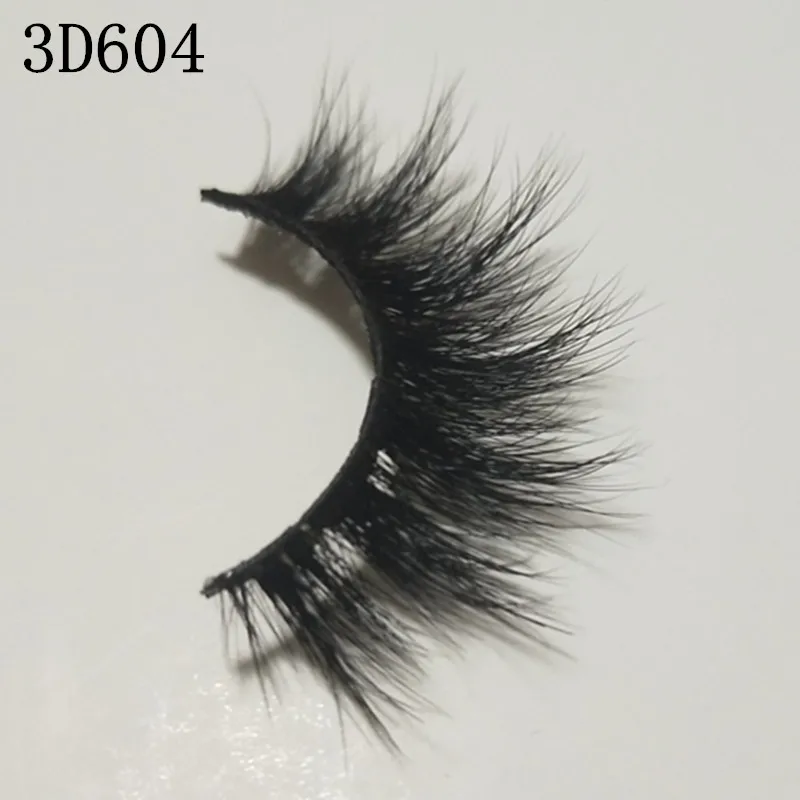 IN USA 300pairs 3D Mink Eyelashes Cruelty Free Handmade Medium Volume Mink Lash Natural Lashes Soft False Eyelashes Makeup cilio