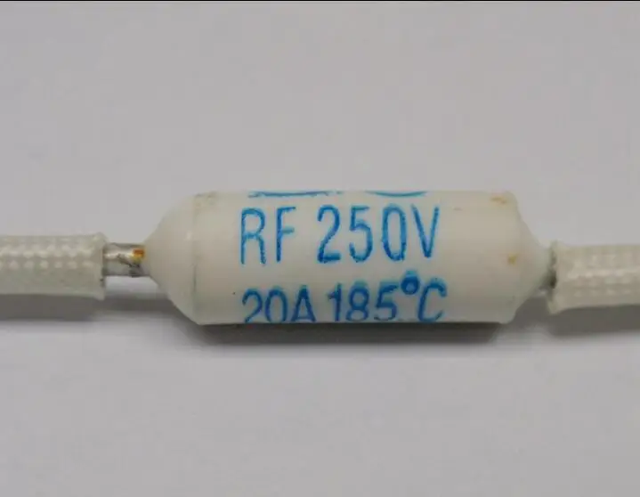 

20A/10A/250V 130C 155 165 185 216 240C RF ceramic temperature fuse for electric cooker pressure cooker