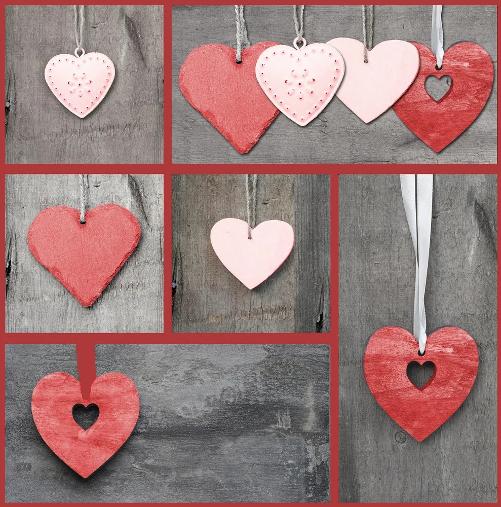 Fondo de estudio Valentines Props personalizar Fondo vinilo tablón suelo 2019 QRJ021