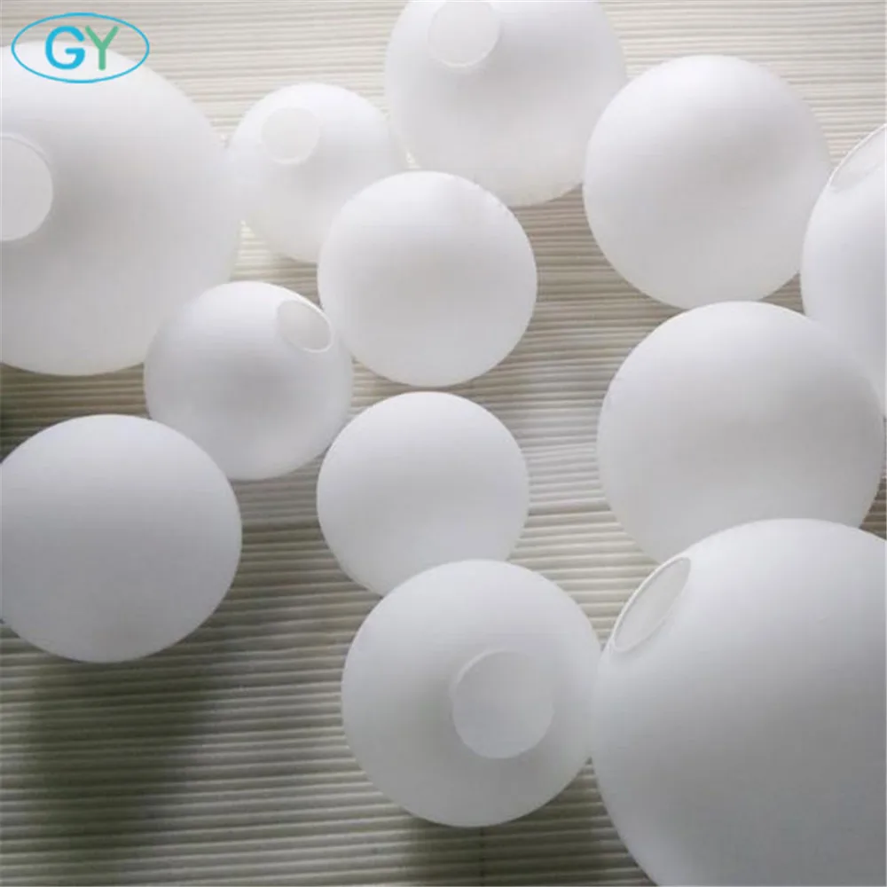 White Glass Lamp Shade, Milky Globe Lampshades Fitting Lamp, D10cm D12cm D15cm D20cm D25cm Round Light Cover, Pantalla Lampara