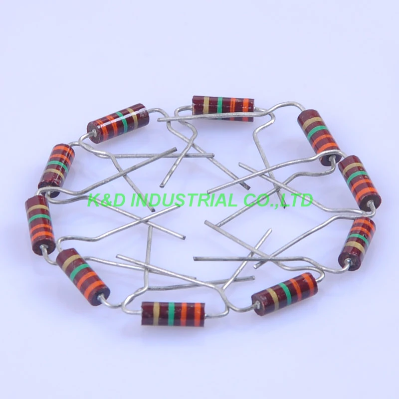 УГЛЕРОДНЫЙ композиционный винтажный резистор 0,5 Вт 3,3 м Ом 5%, 10 шт.