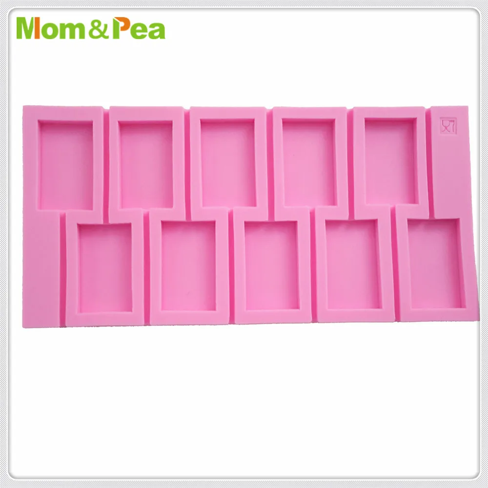 

Mom&Pea MPA1939 Square Lollipop Silicone Mold Cake Decoration Fondant Cake 3D Mold Food Grade