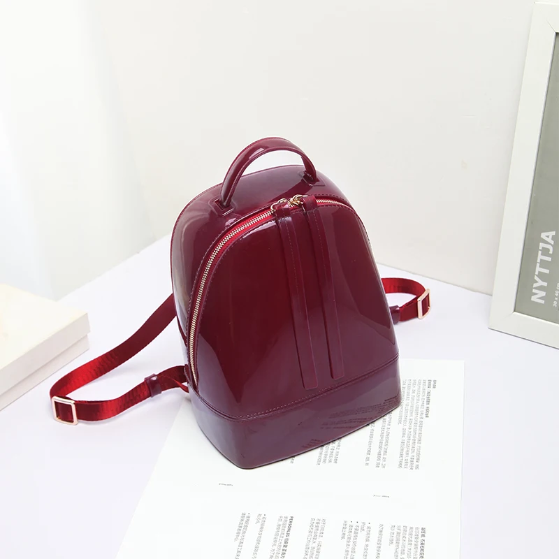 BENVICHED New Fashion Women Cute Silicone Backpack Female Travel Bags Girl School Candy Bag Lady Waterproof jelly Bag