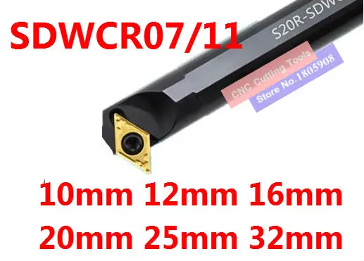 حار 1 قطعة S10K-SDWCR07/S12M-SDWCR07/S16Q-SDWCR07/S16Q-SDWCR011/S20R-SDWCR11/S25S-SDWCR11/S32T-SDWCR11 SCWCL تحول أدوات حامل
