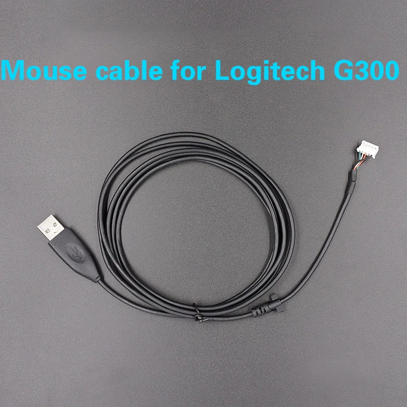 Mouse cable for logitech G100 GPRO G102 G300 G300S G302 G400 G400S G402 MX518 MX510 Durable USB Mice Line Replacement wire