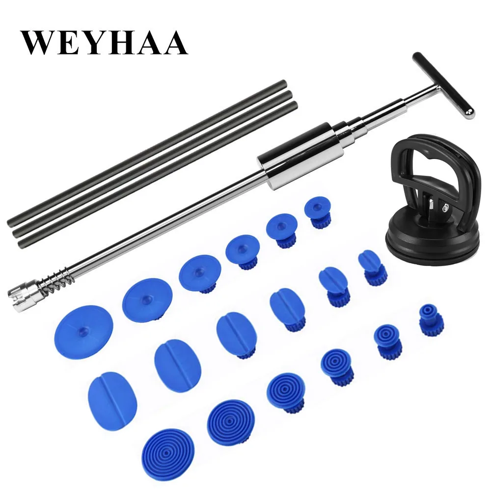 

Tools Dent Removal Suction Cup Paintless dent repair Tool Kit Car Body Dent Hand tools Set Slide Hammer Tabs Fix Tools