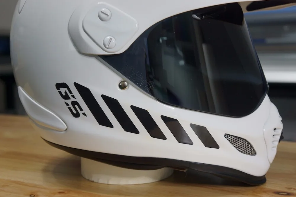 

GS Светоотражающая наклейка безопасности комплект "GS" для Arai XD4 мотоциклетный шлем