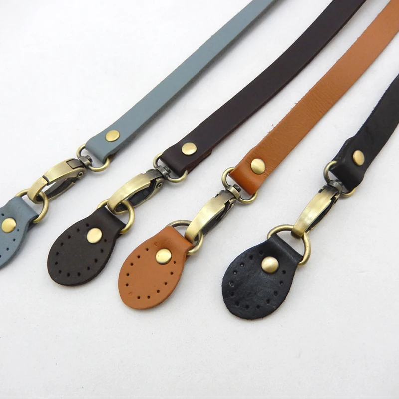 120cm Bags Strap Detachable Handle 100% Real Cowhide Replacement Women Girls  Shoulder Bag Accessories Adjustable Staps Belts