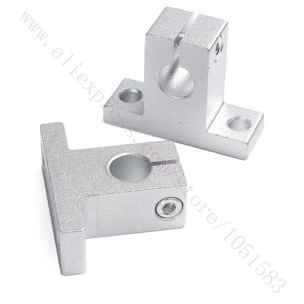 طابعة ثلاثية الأبعاد ، مسامير فولاذية ، محور خطي ، دعم عمود المقعد ، تثبيت المقعد ، مجموعة قاعدة للطابعة ثلاثية الأبعاد ، SK8 /SK10 / SK12 ، 4 قطعة