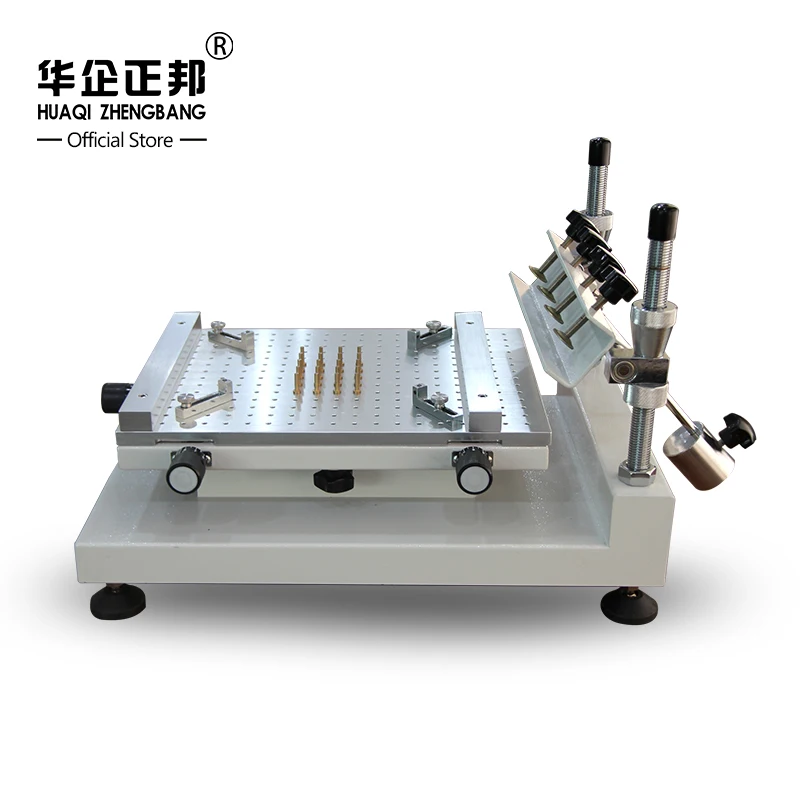 ZB3040H Manual Adjustable High Precision Screen Stencil Printer Smt Solder Paste Printer 300*400mm Workbench For PCB Production