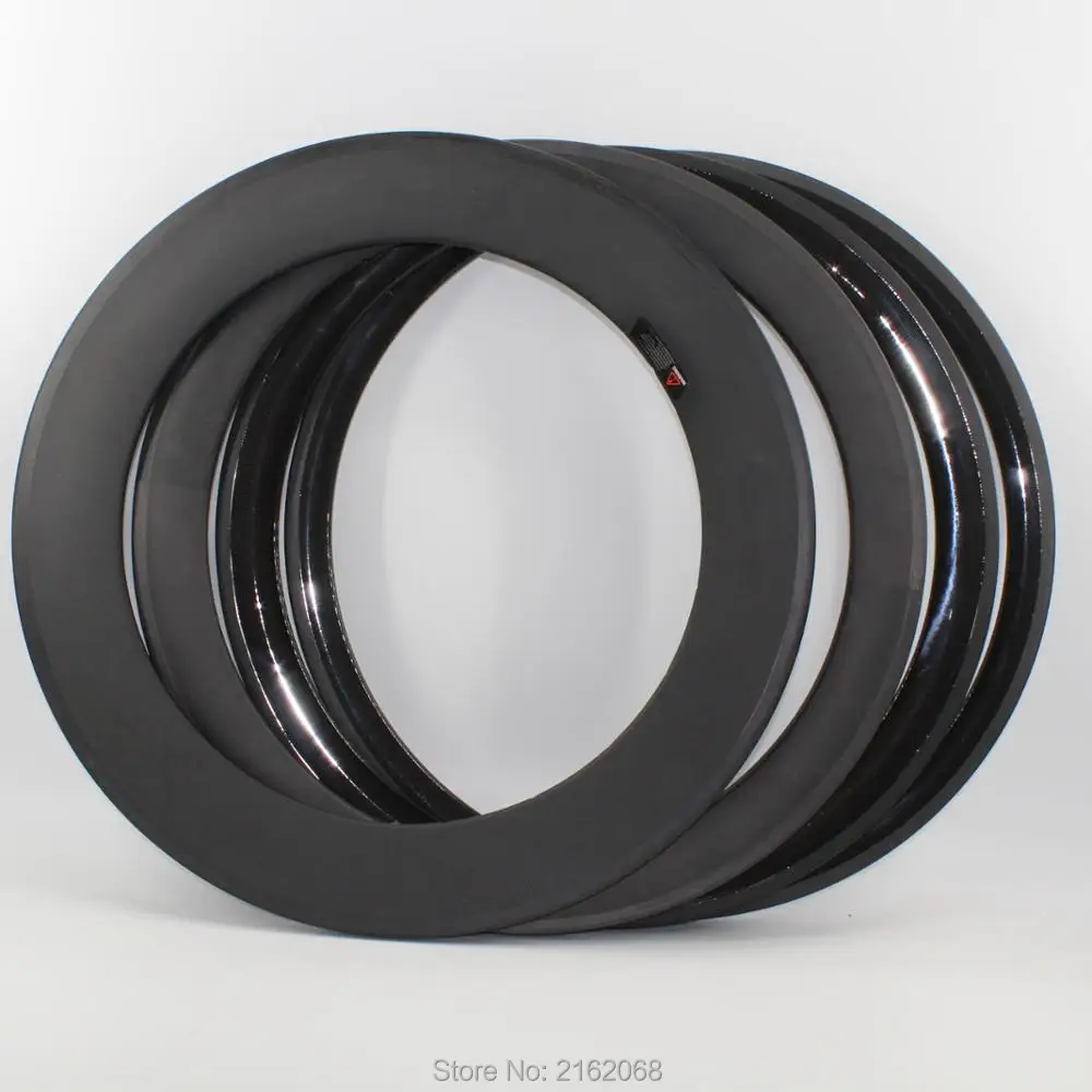 Brand New 700C 38 50 60 88mm felgi Clincher Rower szosowy 3K UD 12K T800 pełne koła rowerowe z włókna węglowego felgi karbonowe 23 25mm szerokość
